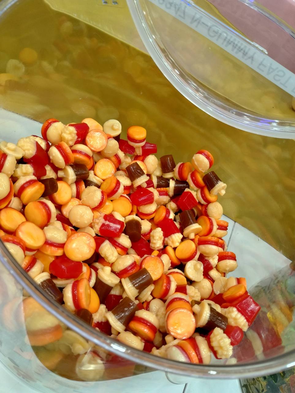 Burger gummies and bulk candy at Island Candy South Padre Island